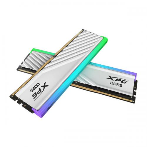 Adata XPG Lancer Blade RGB Series 48GB (24GBx2) DDR5 6000MHz Desktop Ram (White)