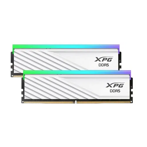 Adata XPG Lancer Blade RGB 32GB (16GBx2) DDR5 6000MHz Desktop Ram (White)