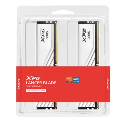 Adata XPG Lancer Blade 32GB (16GBx2) DDR5 6000MHz Desktop Ram (White)