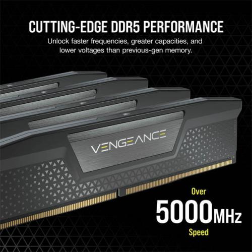 Corsair Vengeance 16GB (16GBx1) DDR5 5600MHz Desktop RAM (Black)