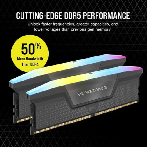 Corsair Vengeance RGB Series 32GB (16GBx2) DDR5 6000MHz Desktop Ram