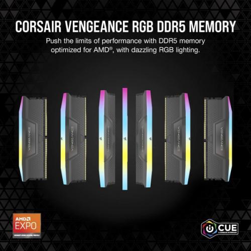 Corsair Vengeance RGB 32GB (16GBx2) DDR5 6000MHz Ram