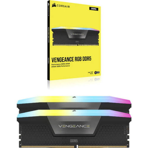 Corsair Vengeance RGB 32GB (16GBx2) DDR5 7200MHz Ram (Black)