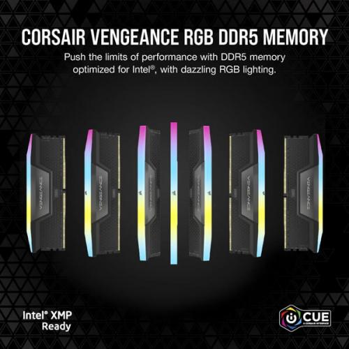 Corsair Vengeance RGB 96GB (48GBx2) DDR5 6400MHz Ram (Black)