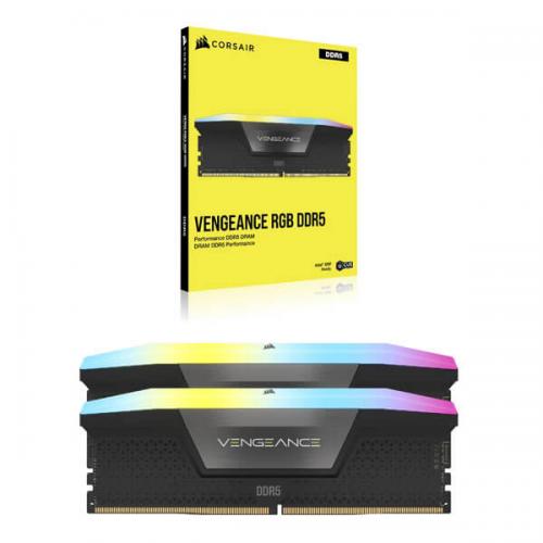 Corsair Vengeance RGB 96GB (48GBx2) DDR5 6400MHz Ram (Black)