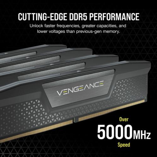 Corsair Vengeance DDR5 Series 32GB (16GBx2) 6000MHz Desktop RAM (Black)