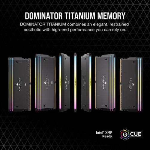 Corsair Dominator Titanium RGB DDR5 32GB (16GBx2) 6000MHz Desktop Ram (Black)