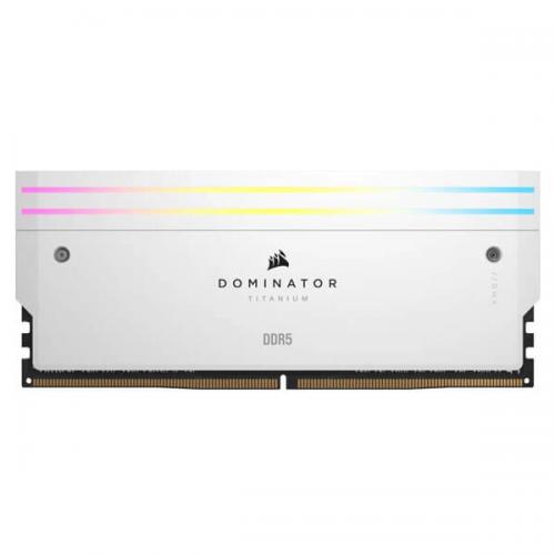 Corsair Dominator Titanium RGB DDR5 32GB (16GBx2) 6000MHz Desktop Ram (White)