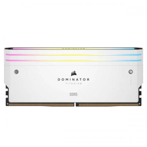 Corsair Dominator Titanium RGB DDR5 32GB (16GBx2) 6000MHz Desktop Ram (White)