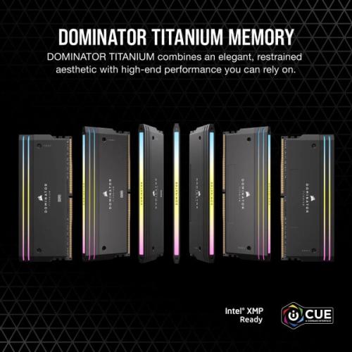 Corsair Dominator Titanium RGB DDR5 96GB (48GBx2) 6600MHz RAM (Black)