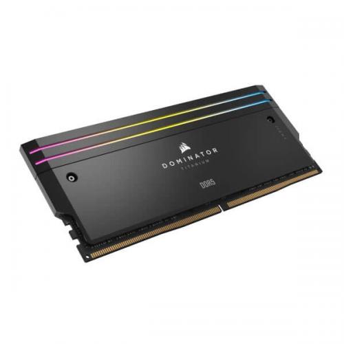 Corsair Dominator Titanium RGB DDR5 96GB (48GBx2) 6600MHz RAM (Black)