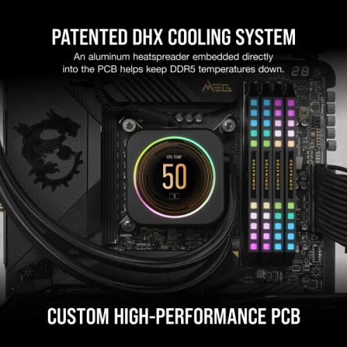 Corsair Dominator Platinum RGB DDR5 32GB (16GBx2) 6000MHz Ram (Black)