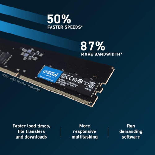 Crucial 8GB (8GBx1) DDR5 4800MHz Desktop Ram