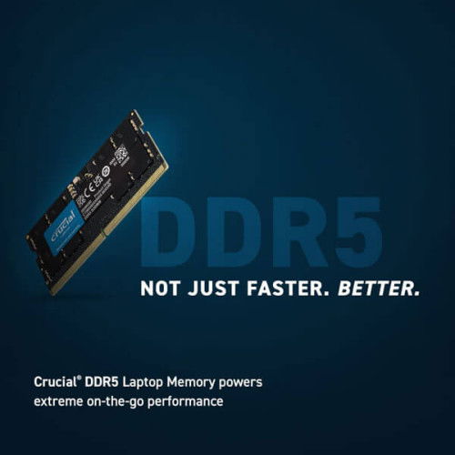 Crucial 8GB (8GBx1) DDR5 4800MHz Laptop RAM