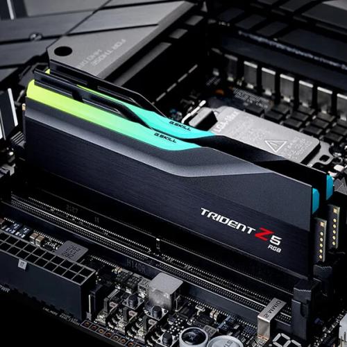 G.Skill Trident Z5 RGB 64GB (32GBx2) DDR5 6000MHz Desktop RAM (Matte Black)