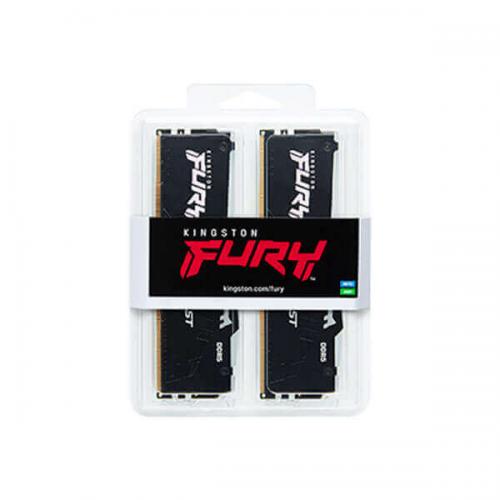 Kingston Fury Beast RGB XMP 32GB (16GBx2) DDR5 6000MHz Desktop RAM (Black)