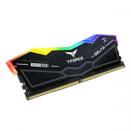 TeamGroup T-Force Delta RGB 32GB (32GBx1) DDR5 5200MHz Ram (Black)