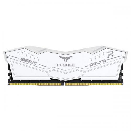 TeamGroup T-Force Delta RGB 32GB (32GBx1) DDR5 5200MHz Ram (White)