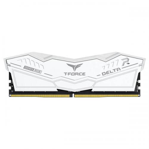 TeamGroup T-Force Delta RGB 32GB (16GBx2) DDR5 5600MHz Ram (White)