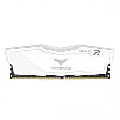 Teamgroup T-Force Delta RGB 16GB (8GBx2) DDR4 3200MHz Desktop Ram (White)