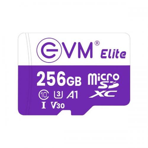 EVM Elite 256GB microSD XC Class 10 U3 V30 Memory Card