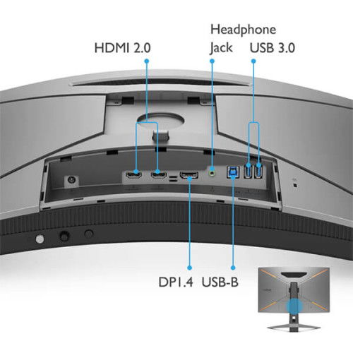 BenQ MOBIUZ EX2710R Curved Gaming Monitor