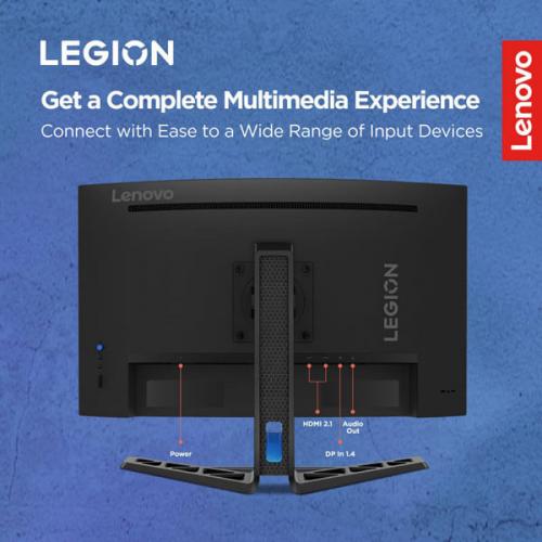 Lenovo Legion R27fc-30 27 Inch Gaming Monitor (Black)