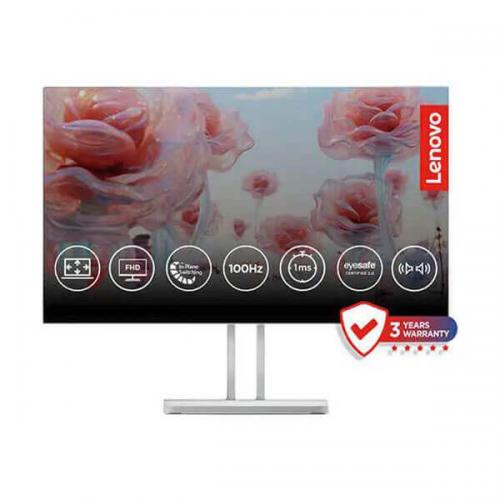 Lenovo L24i-4A 24 Inch White Monitor