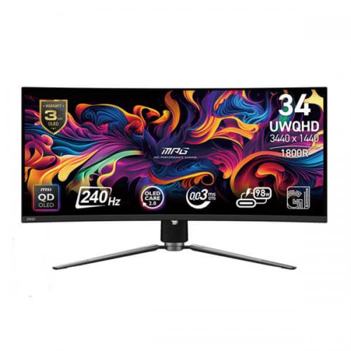 MSI MPG 341CQPX QD-OLED 34 Inch Monitor (Black)