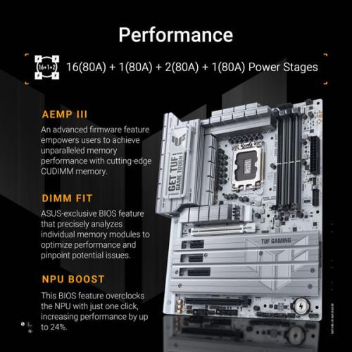 Asus TUF GAMING Z890-PRO WIFI Motherboard