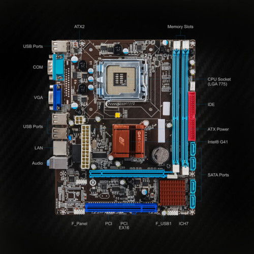 Ant Value G41MAD3 DDR3 Motherboard