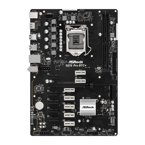 ASRock Q270 Pro BTC+ ATX Motherboard