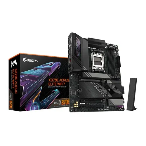 Gigabyte Motherboard X870E Aorus Elite WIFI7 | ATX, AM5 Socket, DDR5 Ram