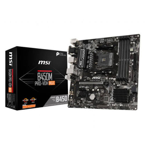 MSI B450M Pro-VDH Max DDR4 Motherboard