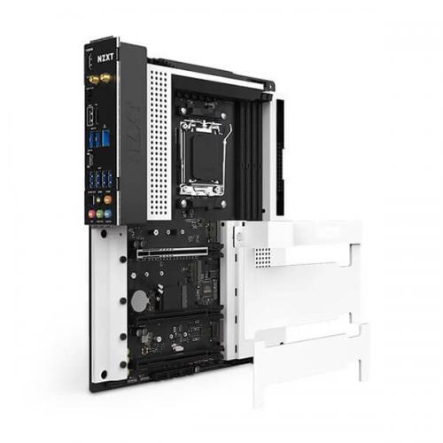 Nzxt N7 B650E (Wi-Fi) Motherboard - White Cover