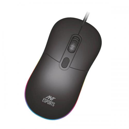 Ant Esports GM40 RGB Gaming Mouse (Black)