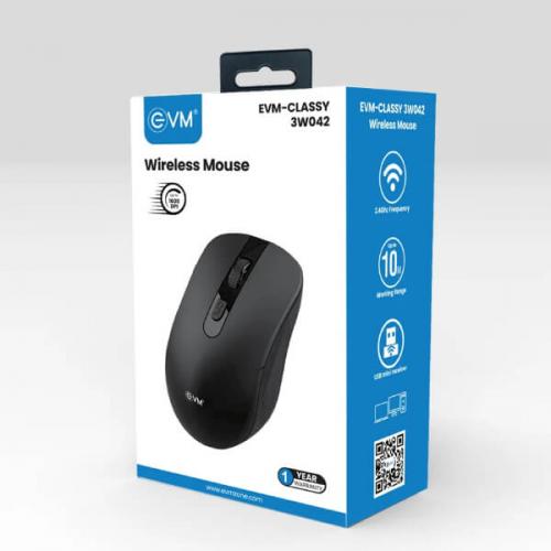 EVM Classy 3W042 Wireless Mouse (Black)