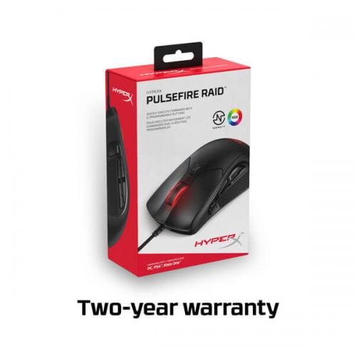 HyperX Pulsefire Raid RGB Gaming Mouse (Black)