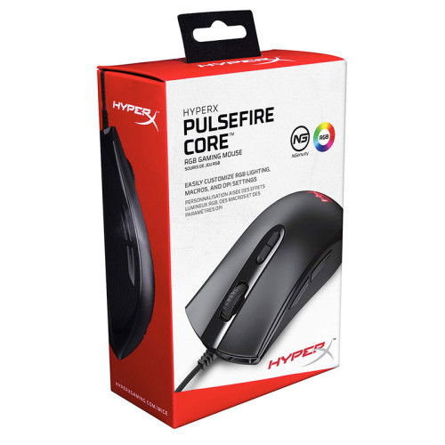 HyperX Pulsefire Core RGB Gaming Mouse (Black)