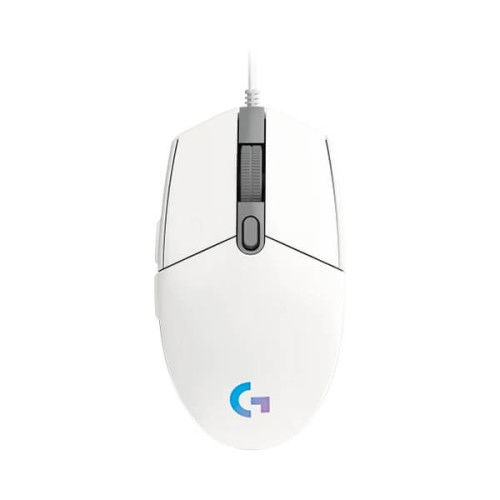 Logitech G203 Lightsync RGB Gaming Mouse (White)