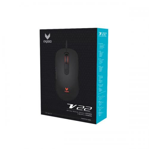 Rapoo V22 RGB Gaming Mouse (Black)