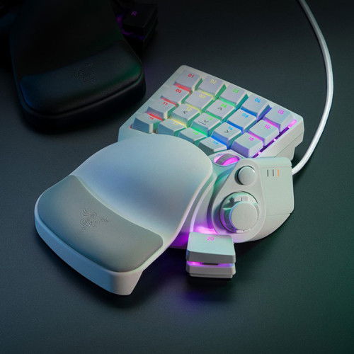 Razer Tartarus Pro Mechanical Gaming Keypad With Analog Optical Switches (Mercury White)