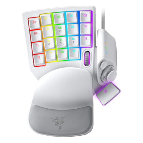 Razer Tartarus Pro Mechanical Gaming Keypad With Analog Optical Switches (Mercury White)