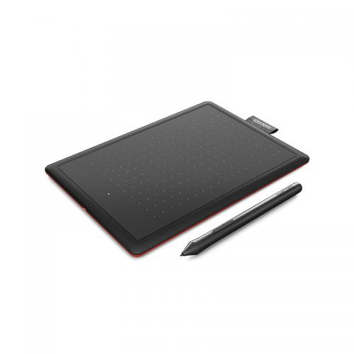 One By Wacom Small (Black-Red)