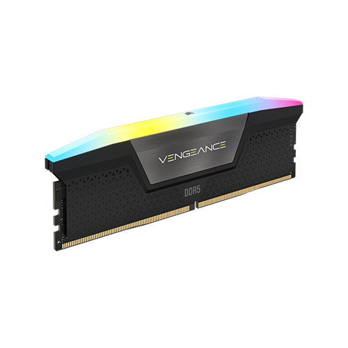 CORSAIR Vengeance RGB 16GB (16GBx1) DDR5 5200MHz Desktop Ram