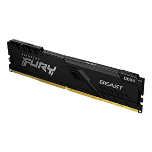 Kingston Fury Beast 16GB (16GBx1) DDR4 3200MHz Desktop RAM (Black)