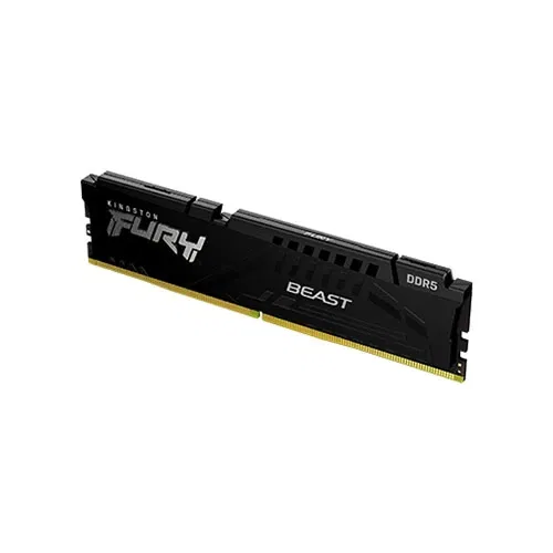 Kingston Fury Beast 16GB (16GBx1) DDR5 6000MHz Desktop RAM (Black)