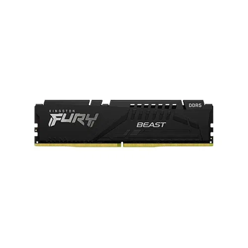 Kingston Fury Beast 16GB (16GBx1) DDR5 6000MHz Desktop RAM (Black)