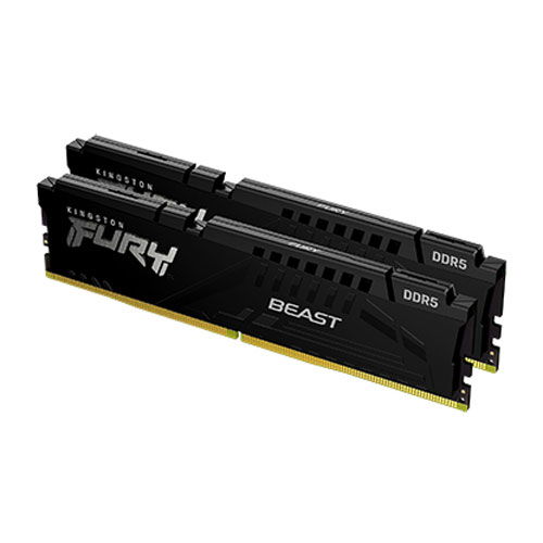 Kingston Fury Beast 32GB (16GBx2) DDR5 6000MHz Desktop RAM (Black)