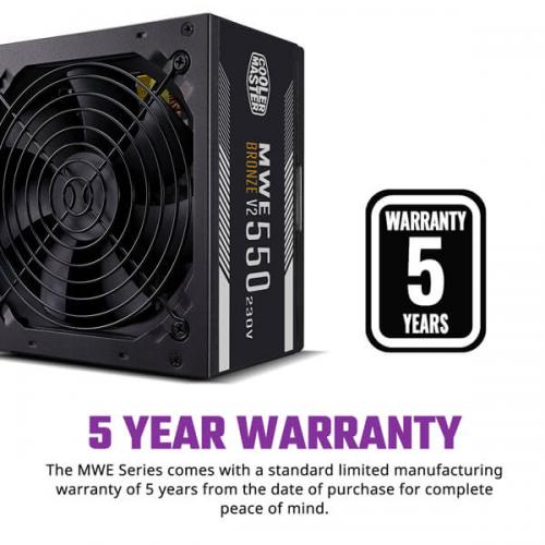 Cooler Master MWE 550 V2 80 Plus Bronze SMPS